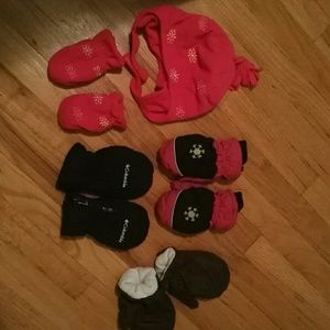 Kids Winter Hat + Mittens Bundle